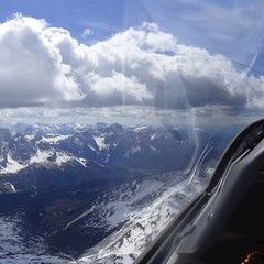 Flugwegposition um 12:32:45: Aufgenommen in der Nähe von Gemeinde St. Stefan im Gailtal, Österreich in 2138 Meter